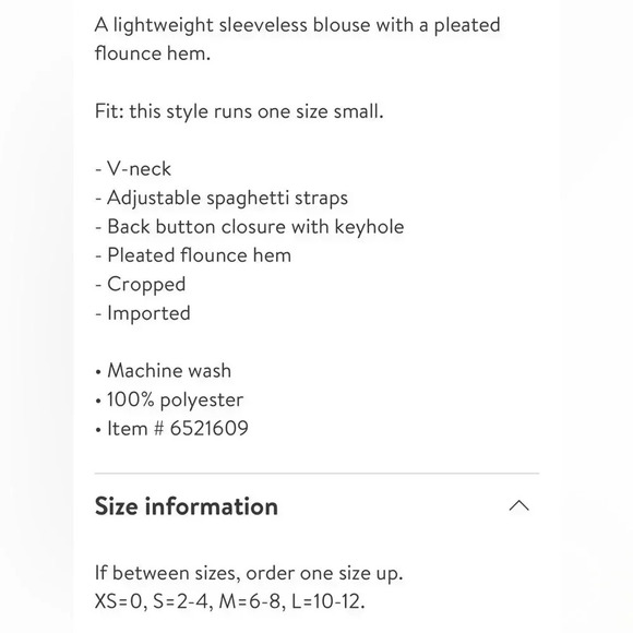 French Connection Crepe Pleated Tank Sleeveless Flounce Hem - Picture 3 of 9